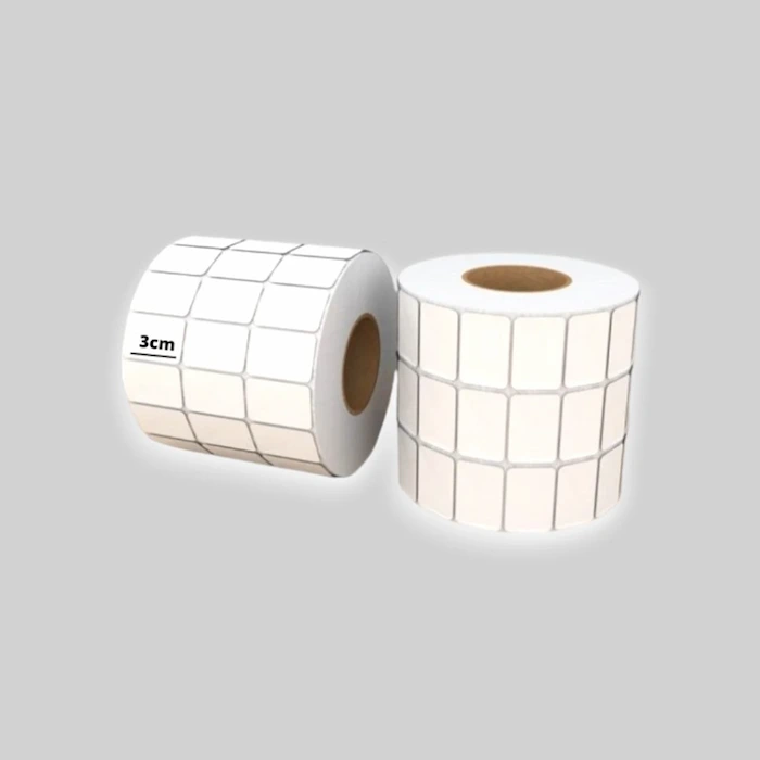 Etiqueta de papel 3 X 2 CM