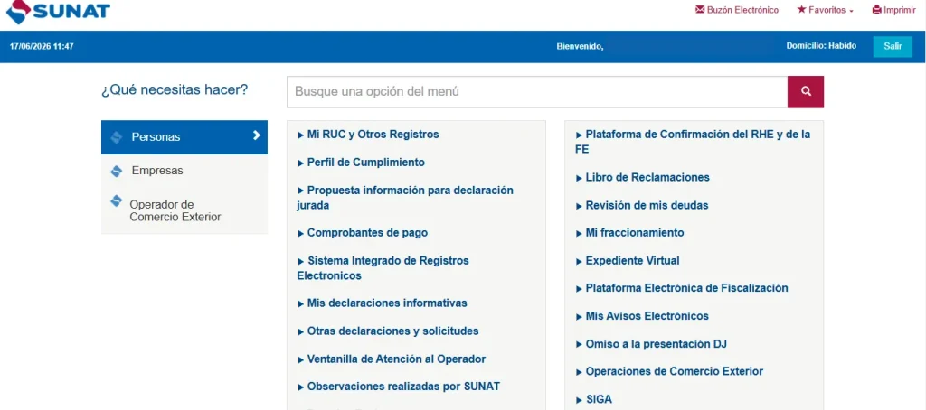 Requisitos para emitir recibo por honorarios en Perú